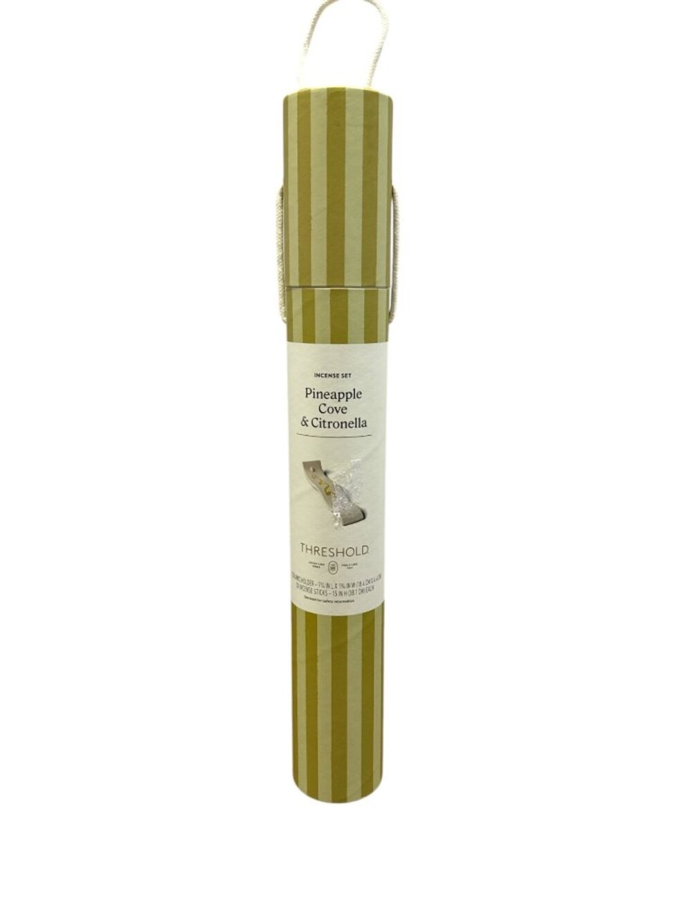 Pineapple Cove & Citronella Incense Set With Ceramic Holder - Threshold